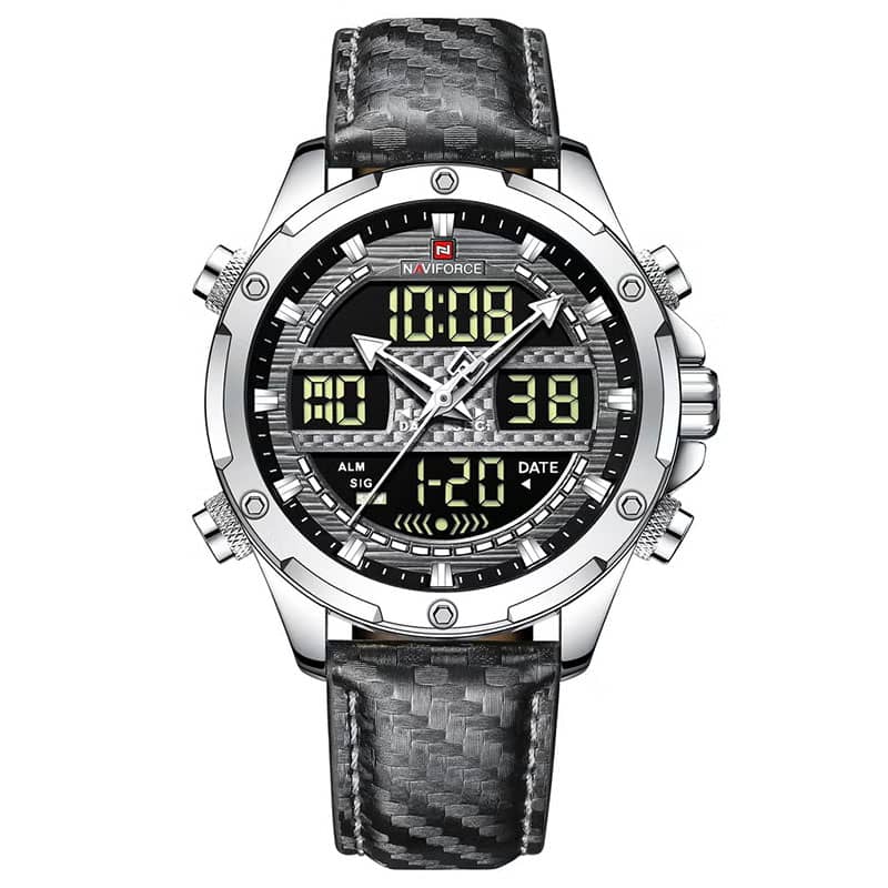 قیمت و خرید ساعت مچی عقربه ای دیجیتال مردانه نیوی فورس مدل NF9194 SGYGY